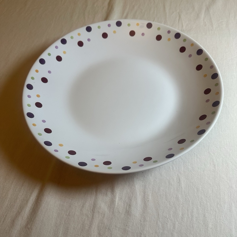 Pampered Chef Simple Additions Large Polka Dot Pasta Serving Bowl‎ 13.5"